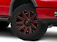 Fuel Wheels Contra Gloss Black with Red Tinted Clear 6-Lug Wheel; 20x9; 20mm Offset (04-08 F-150)