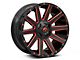 Fuel Wheels Contra Gloss Black with Red Tinted Clear 6-Lug Wheel; 20x9; 20mm Offset (04-08 F-150)