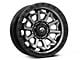 Fuel Wheels Covert Matte Gunmetal with Black Bead Ring 6-Lug Wheel; 17x9; 1mm Offset (04-08 F-150)