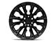 Fuel Wheels Flame Blackout 6-Lug Wheel; 22x10; -18mm Offset (04-08 F-150)