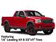 Fuel Wheels Fusion Forged Burn Matte Black with Candy Red Lip 6-Lug Wheel; 20x10; -18mm Offset (04-08 F-150)