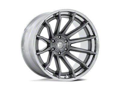 Fuel Wheels Fusion Forged Burn Platinum with Chrome Lip 6-Lug Wheel; 20x10; -18mm Offset (04-08 F-150)