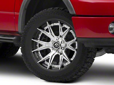 Fuel Wheels Fusion Forged Catalyst Chrome with Gloss Black Lip 6-Lug Wheel; 22x12; -44mm Offset (04-08 F-150)