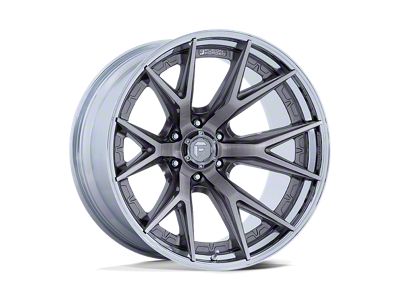 Fuel Wheels Fusion Forged Catalyst Platinum with Chrome Lip 6-Lug Wheel; 24x12; -44mm Offset (04-08 F-150)