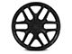 Fuel Wheels Fusion Forged Flux Blackout 6-Lug Wheel; 17x9; 1mm Offset (04-08 F-150)