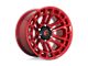 Fuel Wheels Heater Candy Red Machined 6-Lug Wheel; 18x9; 1mm Offset (04-08 F-150)