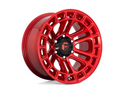 Fuel Wheels Heater Candy Red Machined 6-Lug Wheel; 17x9; -12mm Offset (04-08 F-150)