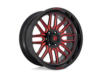 Fuel Wheels Ignite Gloss Black with Red Tinted Clear 6-Lug Wheel; 20x9; 1mm Offset (04-08 F-150)