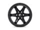 Fuel Wheels Kicker Matte Black 6-Lug Wheel; 18x9; -12mm Offset (04-08 F-150)