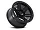 Fuel Wheels Outrun Matte Black with Gloss Black Lip 6-Lug Wheel; 17x8.5; -10mm Offset (04-08 F-150)