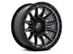 Fuel Wheels Piston Matte Gunmetal with Gloss Black Lip 6-Lug Wheel; 20x10; -18mm Offset (04-08 F-150)