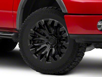 Fuel Wheels Quake Blackout 6-Lug Wheel; 20x10; -18mm Offset (04-08 F-150)