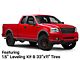 Fuel Wheels Quake Gloss Black Milled with Red Accents 6-Lug Wheel; 20x10; -18mm Offset (04-08 F-150)