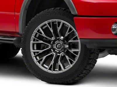 Fuel Wheels Rebar Matte Gunmetal 6-Lug Wheel; 22x12; -44mm Offset (04-08 F-150)