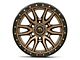 Fuel Wheels Rebel Matte Bronze with Black Bead Ring 6-Lug Wheel; 22x9; 20mm Offset (04-08 F-150)