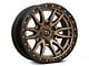 Fuel Wheels Rebel Matte Bronze with Black Bead Ring 6-Lug Wheel; 22x9; 20mm Offset (04-08 F-150)