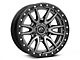 Fuel Wheels Rebel Matte Gunmetal with Black Bead Ring 6-Lug Wheel; 17x9; 1mm Offset (04-08 F-150)