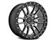 Fuel Wheels Rebel Matte Gunmetal with Black Bead Ring 6-Lug Wheel; 18x9; 20mm Offset (04-08 F-150)