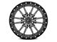 Fuel Wheels Rebel Matte Gunmetal with Black Bead Ring 6-Lug Wheel; 18x9; 20mm Offset (04-08 F-150)