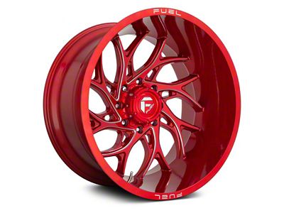 Fuel Wheels Runner Candy Red Milled 6-Lug Wheel; 20x10; -18mm Offset (04-08 F-150)
