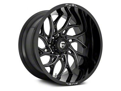 Fuel Wheels Runner Gloss Black Milled 6-Lug Wheel; 20x9; 1mm Offset (04-08 F-150)