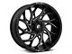 Fuel Wheels Runner Gloss Black Milled 6-Lug Wheel; 24x11; 0mm Offset (04-08 F-150)