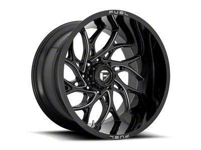 Fuel Wheels Runner Gloss Black Milled 6-Lug Wheel; 24x12; -44mm Offset (04-08 F-150)