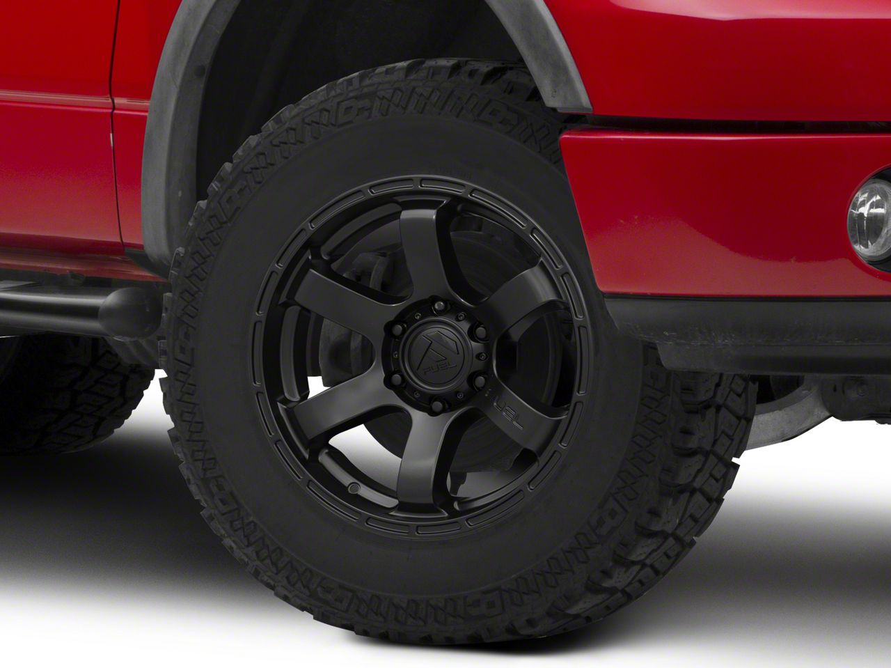 Fuel Wheels F-150 Rush Satin Black 6-Lug Wheel; 18x9; 1mm Offset ...