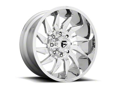 Fuel Wheels Saber Chrome 6-Lug Wheel; 24x12; -44mm Offset (04-08 F-150)