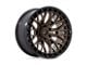 Fuel Wheels Sigma Matte Bronze with Matte Black Lip 6-Lug Wheel; 20x9; 1mm Offset (04-08 F-150)