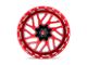 Fuel Wheels Triton Candy Red Milled 6-Lug Wheel; 22x10; -19mm Offset (04-08 F-150)