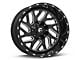 Fuel Wheels Triton Gloss Black Milled 6-Lug Wheel; 24x12; -44mm Offset (04-08 F-150)