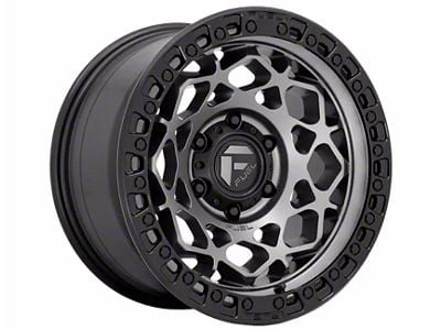 Fuel Wheels Unit Gunmetal with Matte Black Ring 6-Lug Wheel; 17x9; -12mm Offset (04-08 F-150)