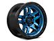 Fuel Wheels Ammo Gloss Blue with Black Bead Ring 6-Lug Wheel; 17x9; -12mm Offset (07-13 Sierra 1500)