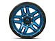 Fuel Wheels Ammo Gloss Blue with Black Bead Ring 6-Lug Wheel; 17x9; -12mm Offset (07-13 Sierra 1500)