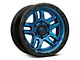 Fuel Wheels Ammo Gloss Blue with Black Bead Ring 6-Lug Wheel; 17x9; -12mm Offset (07-13 Sierra 1500)