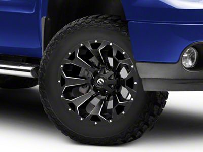 Fuel Wheels Assault Matte Black Milled 6-Lug Wheel; 18x9; 19mm Offset (07-13 Sierra 1500)