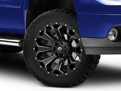 Fuel Wheels Assault Matte Black Milled 6-Lug Wheel; 20x9; 19mm Offset (07-13 Sierra 1500)