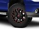 Fuel Wheels Assault Matte Black Red Milled 6-Lug Wheel; 17x8.5; 14mm Offset (07-13 Sierra 1500)