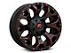 Fuel Wheels Assault Matte Black Red Milled 6-Lug Wheel; 17x8.5; 14mm Offset (07-13 Sierra 1500)