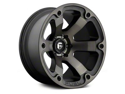 Fuel Wheels Beast Matte Black Double Dark Tint 6-Lug Wheel; 17x10; -18mm Offset (07-13 Sierra 1500)