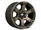 Fuel Wheels Beast Matte Black Double Dark Tint 6-Lug Wheel; 18x9; 19mm Offset (07-13 Sierra 1500)
