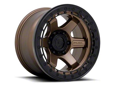 Fuel Wheels Block Beadlock Matte Bronze 6-Lug Wheel; 17x8.5; 0mm Offset (07-13 Sierra 1500)