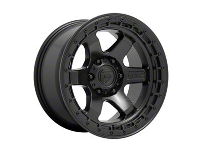 Fuel Wheels Block Matte Black 6-Lug Wheel; 18x9; 20mm Offset (07-13 Sierra 1500)