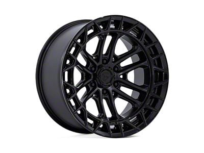 Fuel Wheels Celsius Matte Black with Gloss Black Lip 6-Lug Wheel; 17x9; -12mm Offset (07-13 Sierra 1500)