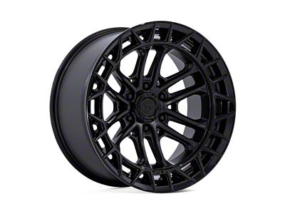 Fuel Wheels Celsius Matte Black with Gloss Black Lip 6-Lug Wheel; 20x9; 20mm Offset (07-13 Sierra 1500)