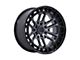 Fuel Wheels Celsius Matte Gunmetal with Matte Black Lip 6-Lug Wheel; 17x9; -12mm Offset (07-13 Sierra 1500)