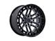 Fuel Wheels Celsius Matte Gunmetal with Matte Black Lip 6-Lug Wheel; 20x10; -18mm Offset (07-13 Sierra 1500)