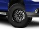 Fuel Wheels Clash Gloss Black Milled 6-Lug Wheel; 17x9; -12mm Offset (07-13 Sierra 1500)