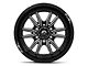 Fuel Wheels Clash Gloss Black Milled 6-Lug Wheel; 17x9; -12mm Offset (07-13 Sierra 1500)